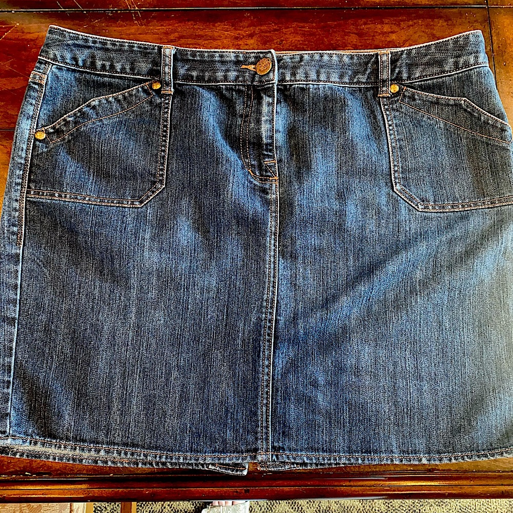 Mint Condition sz 16 Tommy Hilfiger Denim Mini Skirt